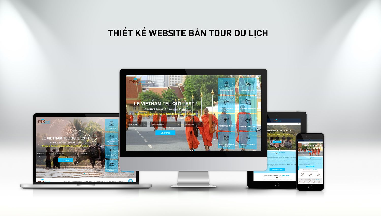 Thiết kế website du lịch giao diện bắt mắt – chuyên nghiệp