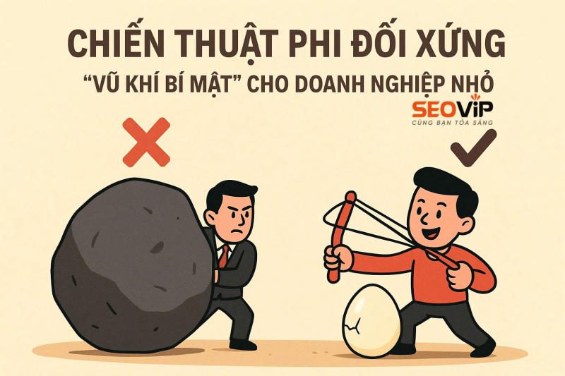“VŨ KHÍ BÍ MẬT” cho doanh nghiệp nhỏ: Chiến thuật phi đối xứng